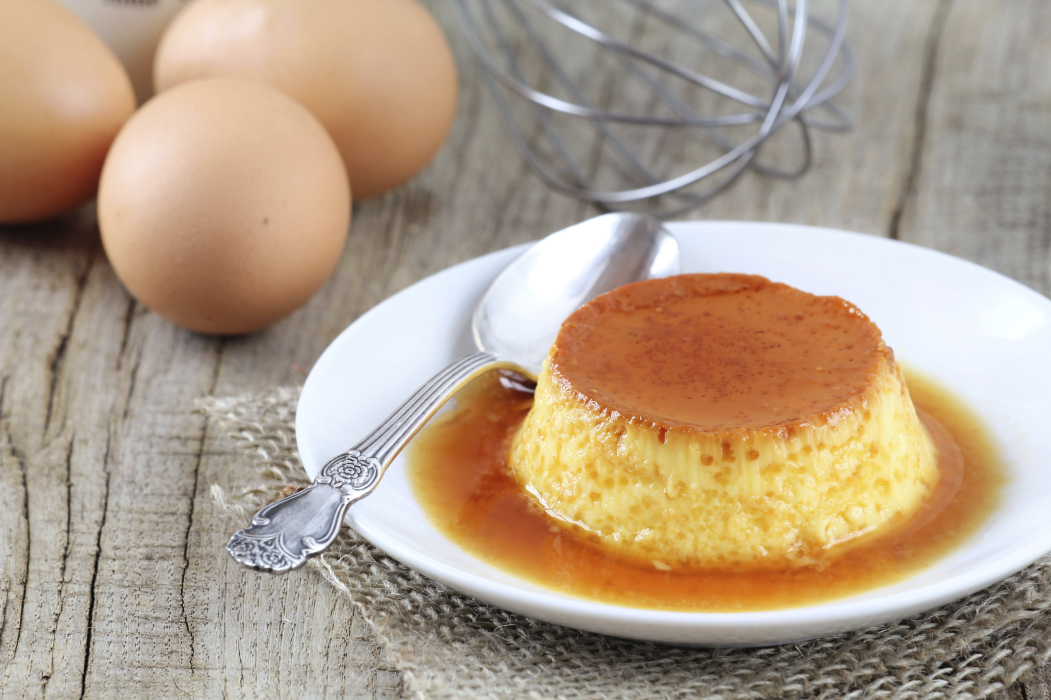 Flan de la abuela al caramelo