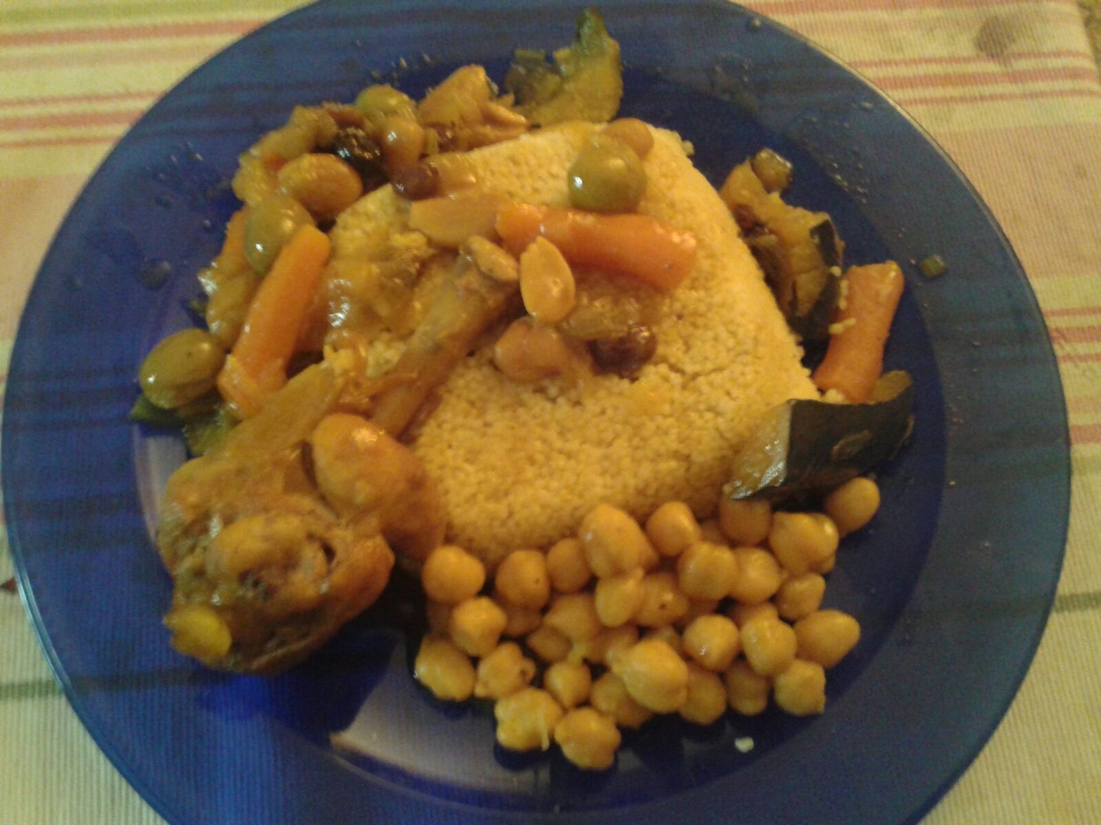 Cous Cous Con Verdura y Pollo