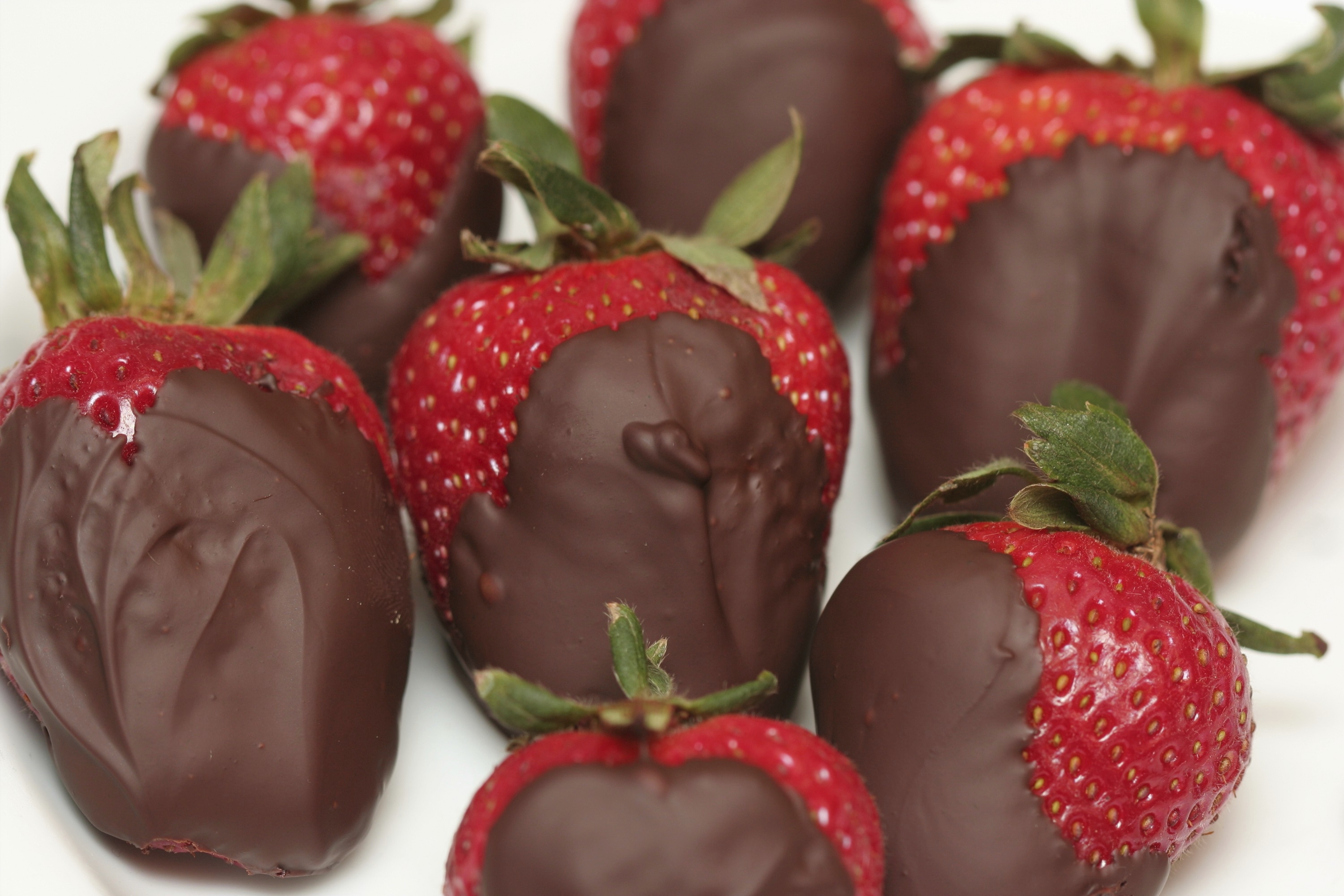 Fresas con chocolate especiado