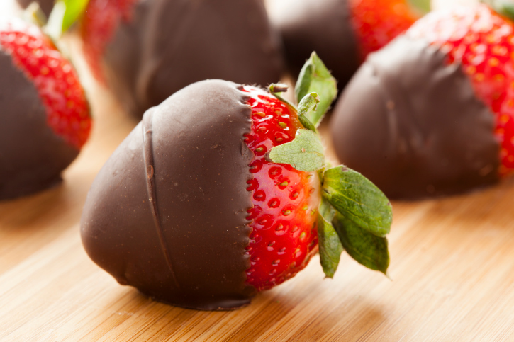 Fresas con chocolate