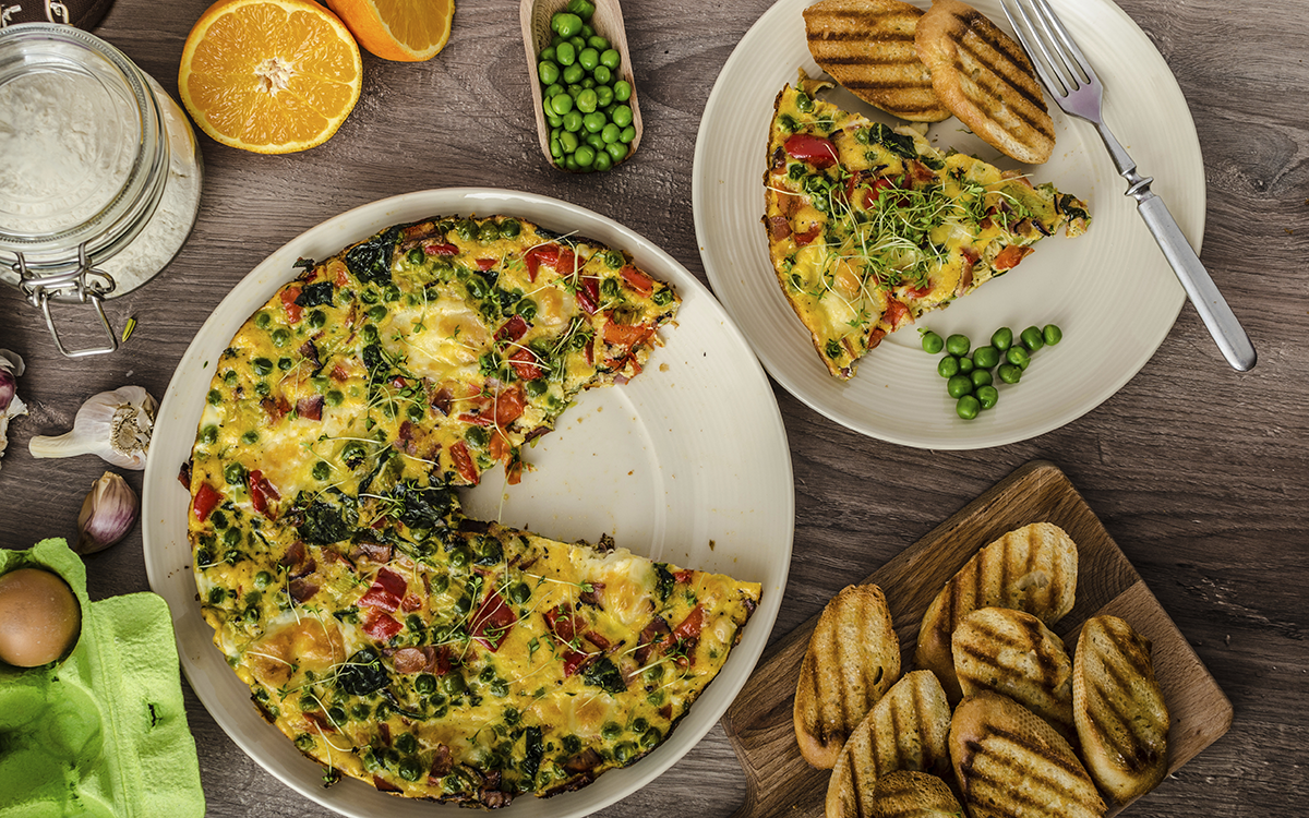 Frittata vegetariana 