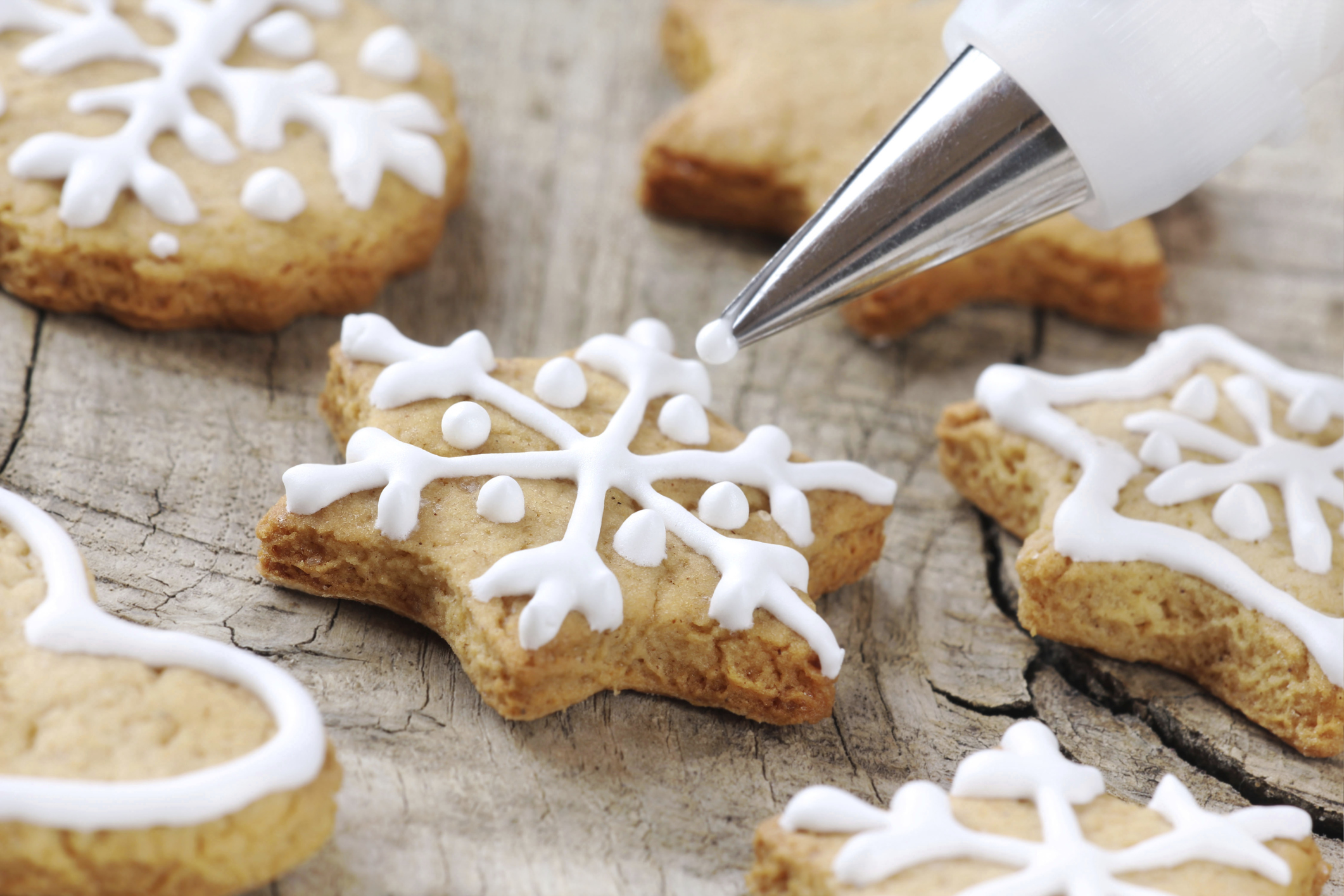 Galletas de azúcar con glaseado real