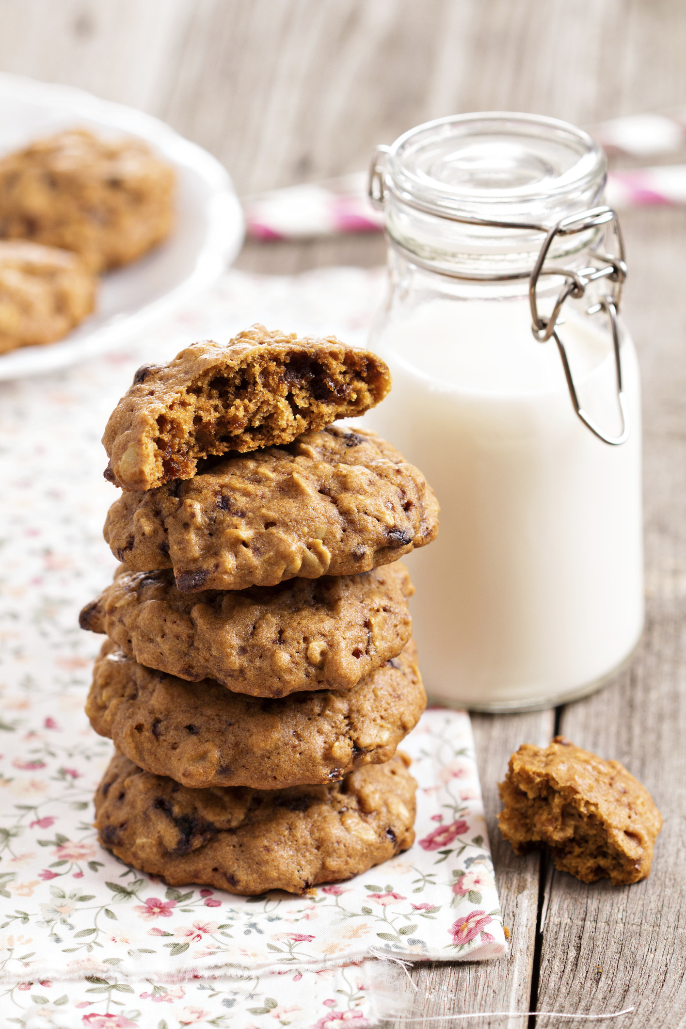 Galletas integrales de cereales o avena