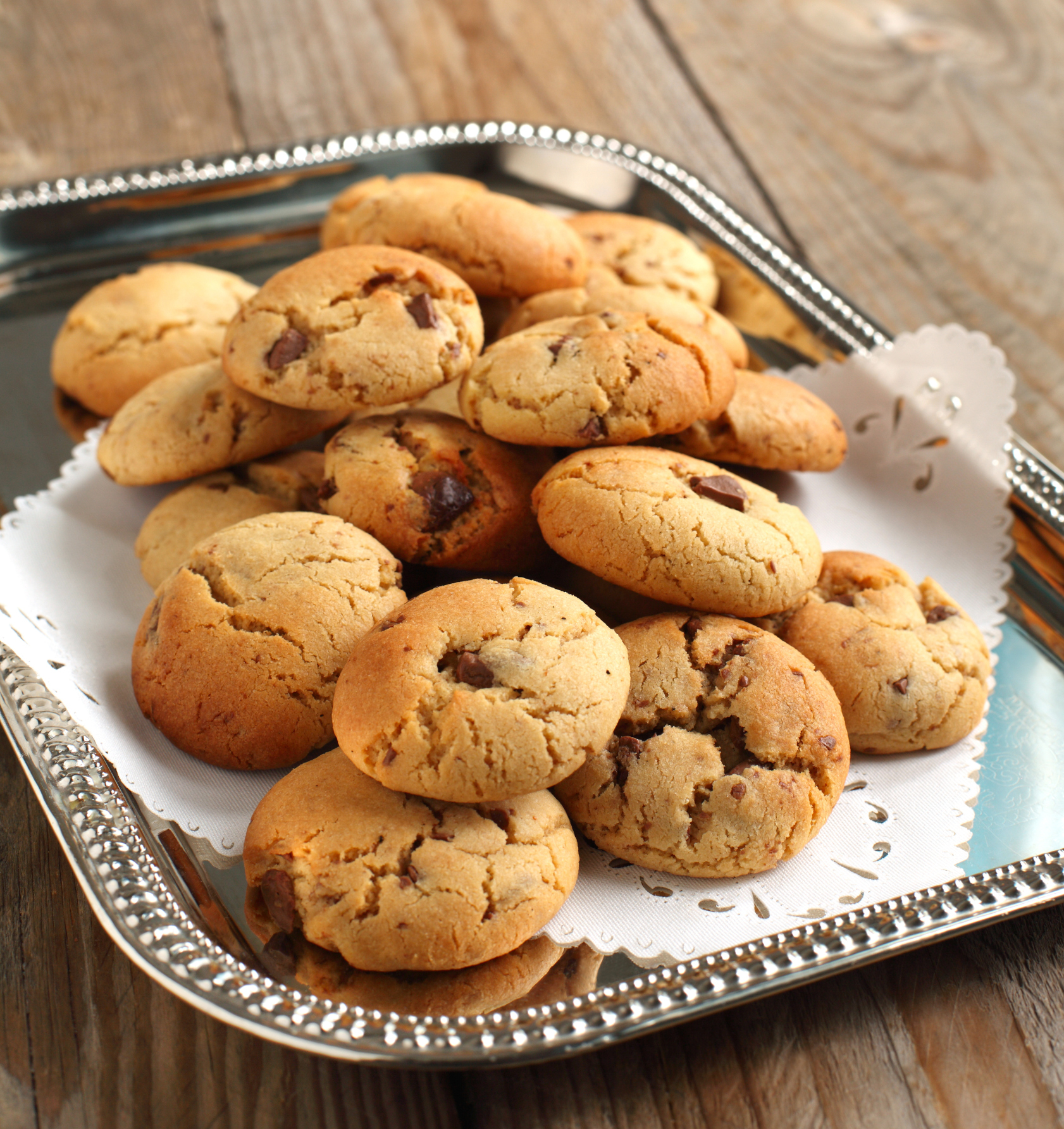 Galletas de mantequilla de cacahuete y chocolate