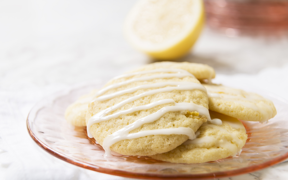 Galletas con glaseado de limón