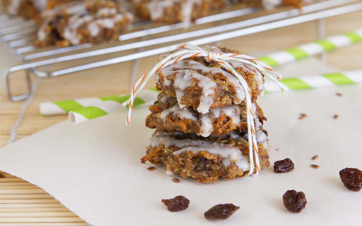 Galletas de quinoa y pasas