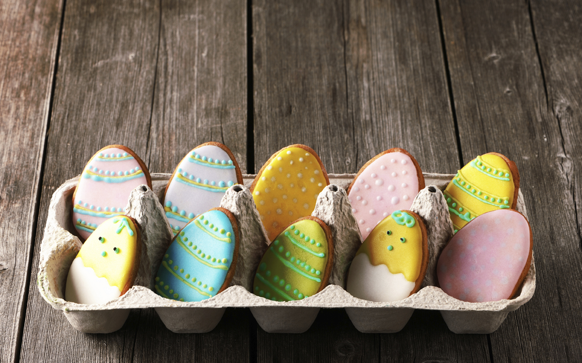 Galletas de huevos de pascua