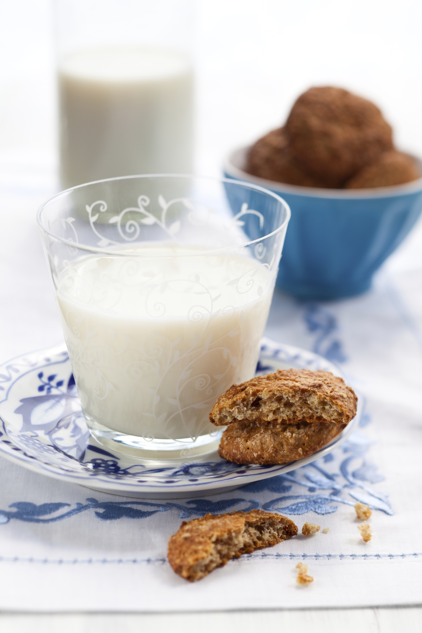 Galletitas de avena con leche