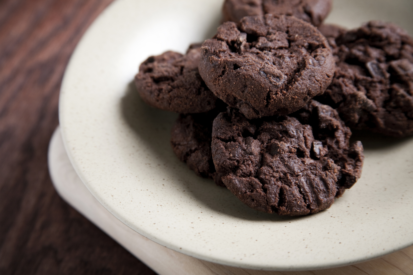 Galletitas con chips y baño de chocolate