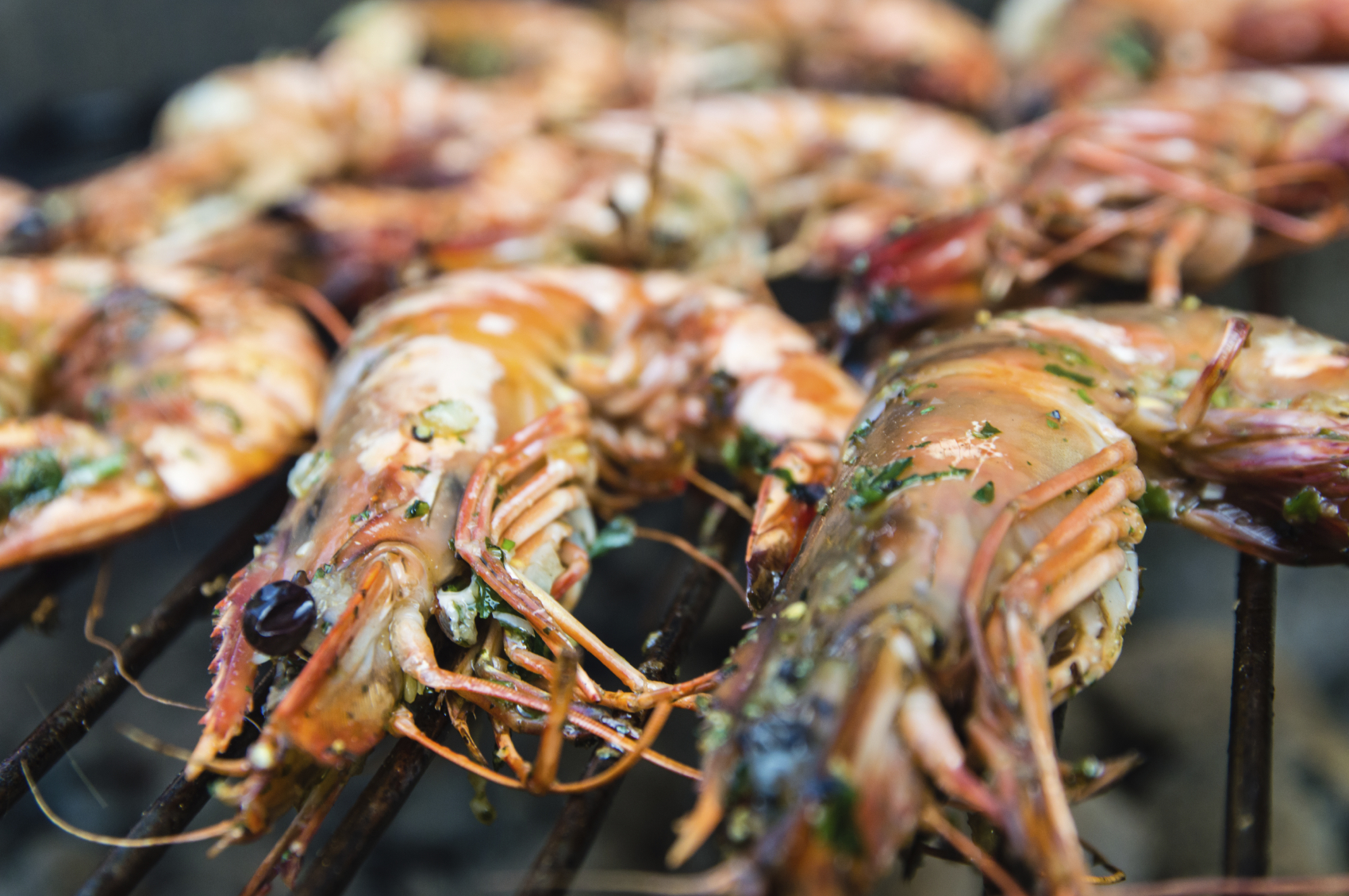 Gambas rojas a la plancha