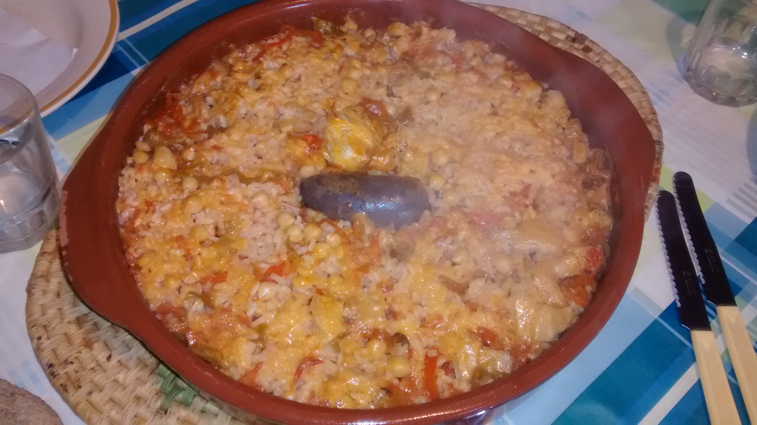 GARBANZOS CON ARROZ