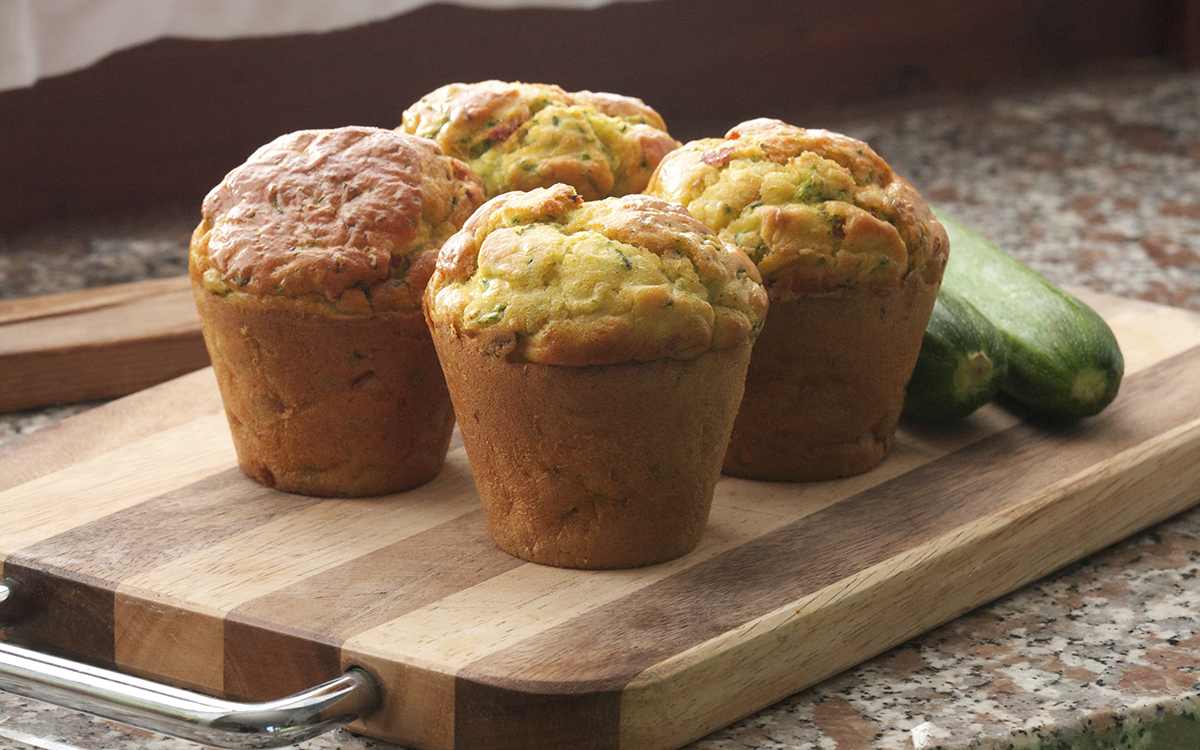 Muffins de calabacín 