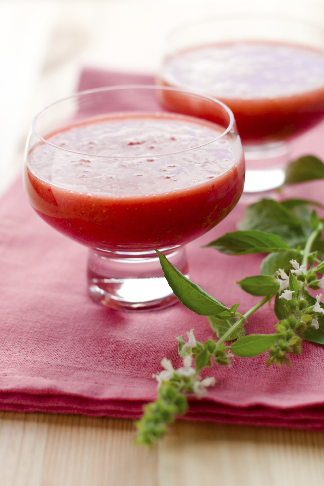 Gazpacho de cereza y Tomate