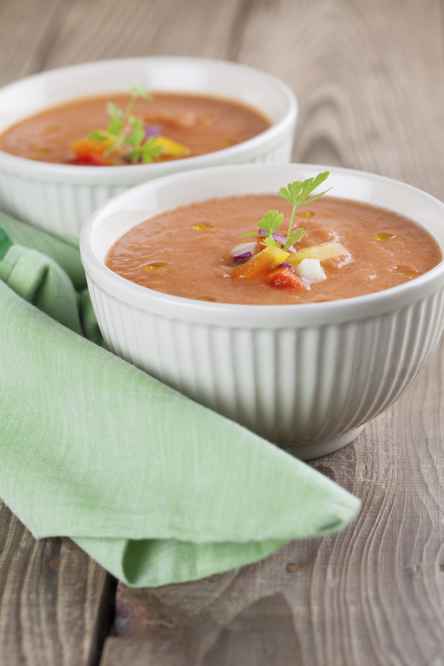 Gazpacho con tropezones