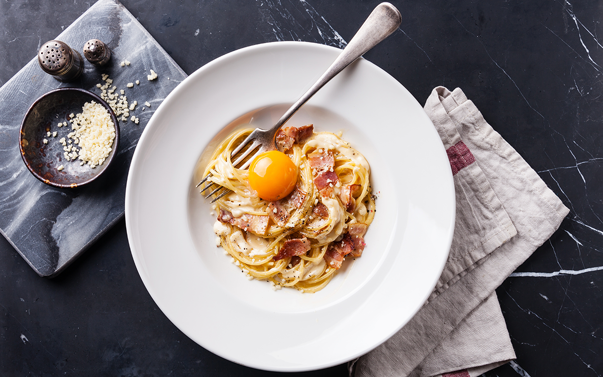 Espaguetis Carbonara 