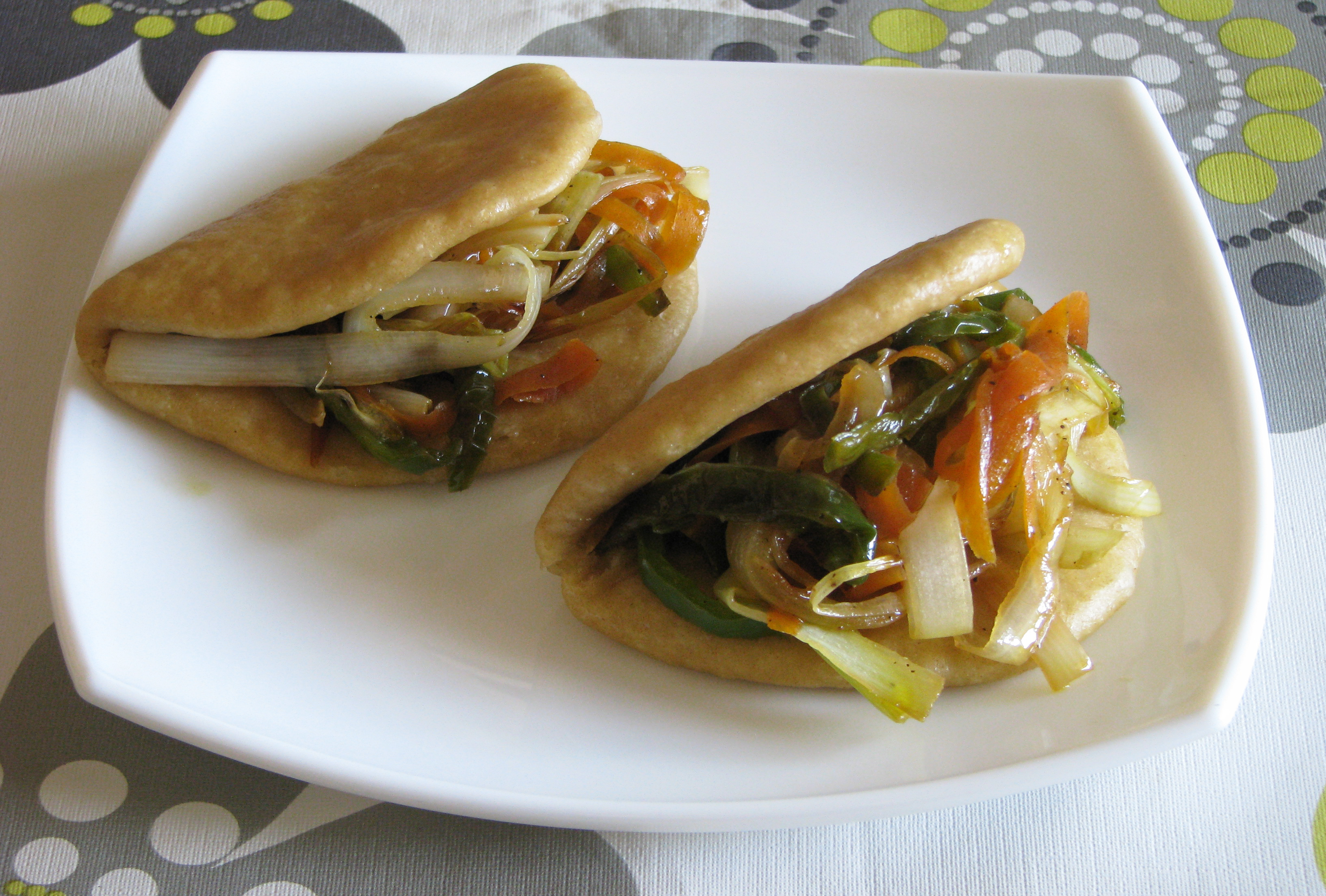 Gua Bao de verduras