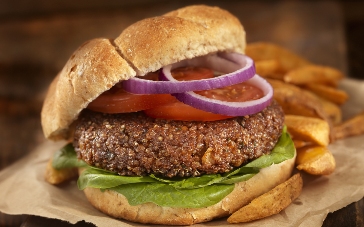 Hamburguesa de quinoa