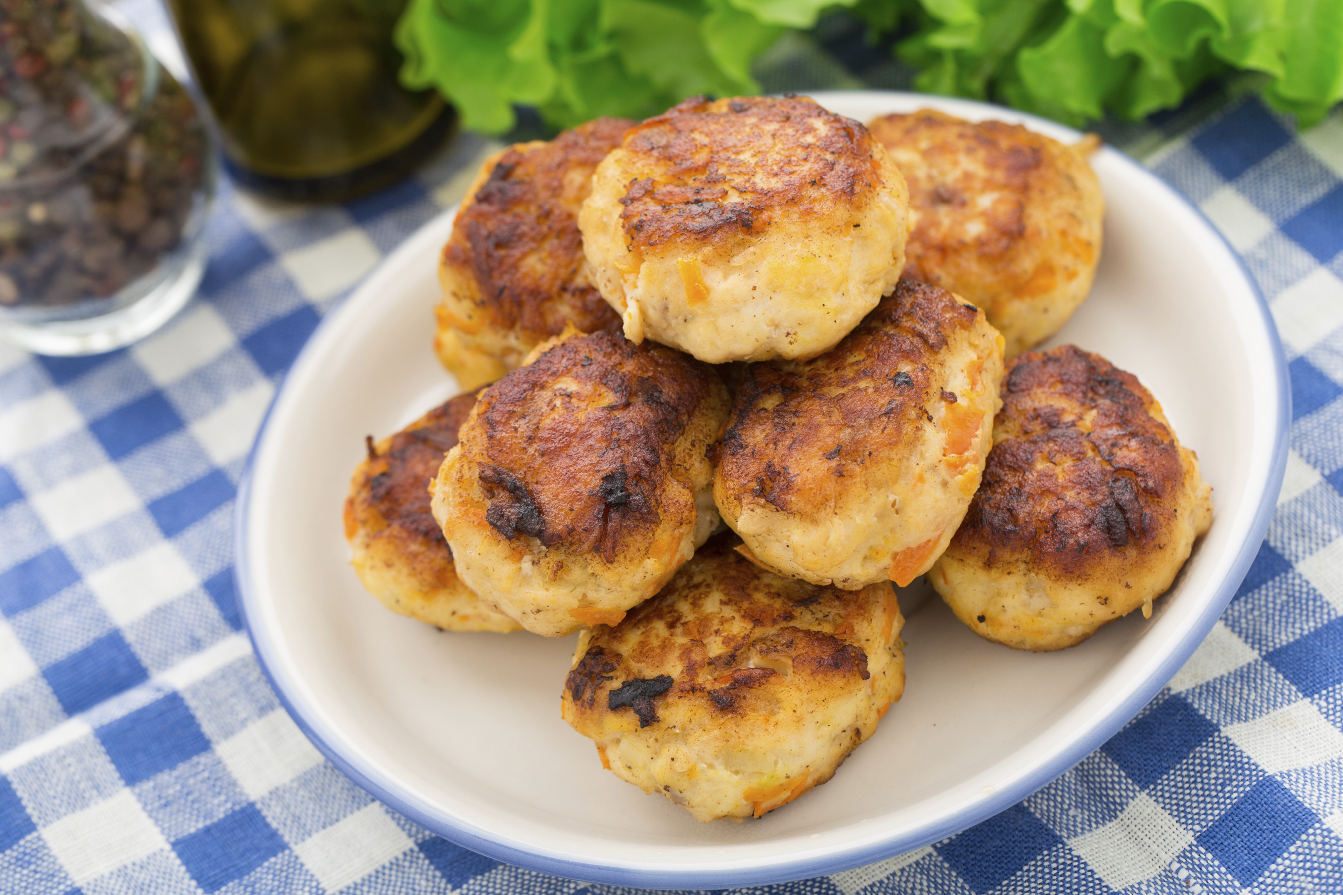 Hamburguesas de pollo a la plancha