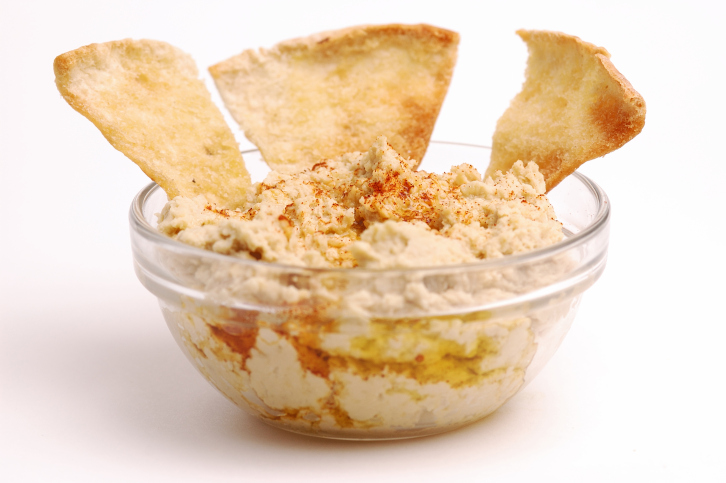 Hummus con crocantes