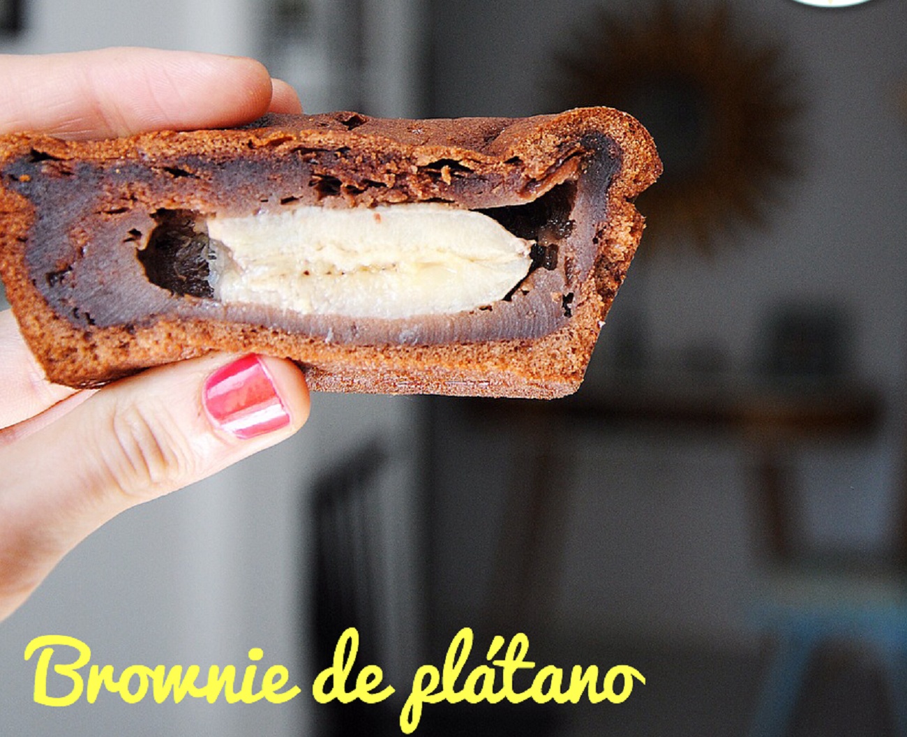 BROWNIE DE PLÁTANO.