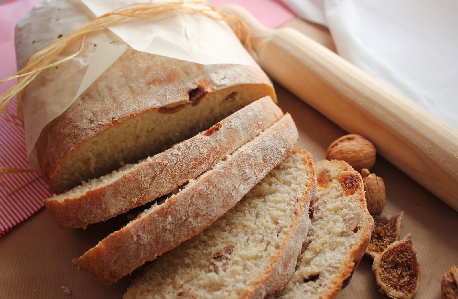 Pan de Higos Secos, Nueces y Miel 