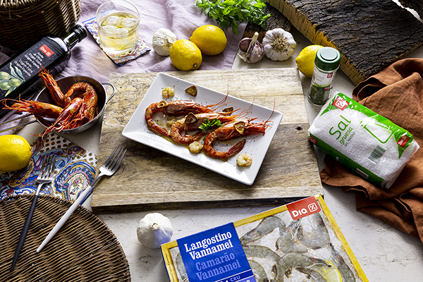 Langostinos al whisky