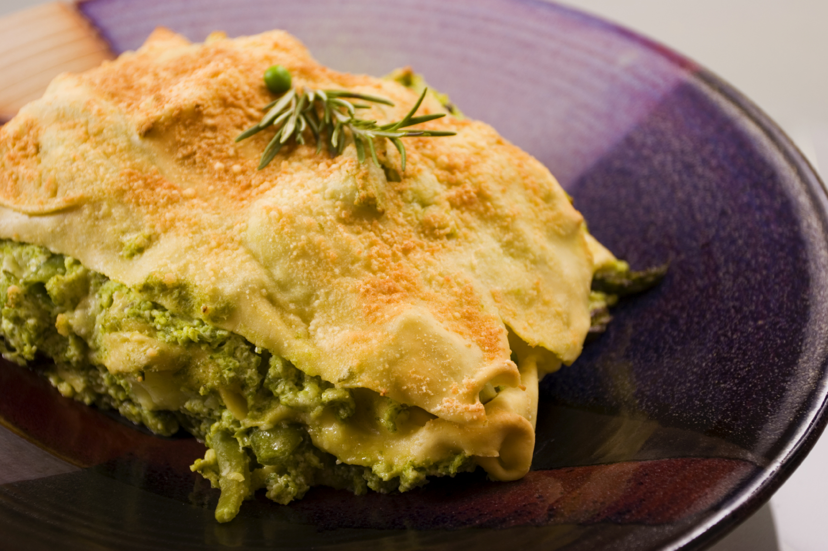 Lasagna de Brócoli y coliflor