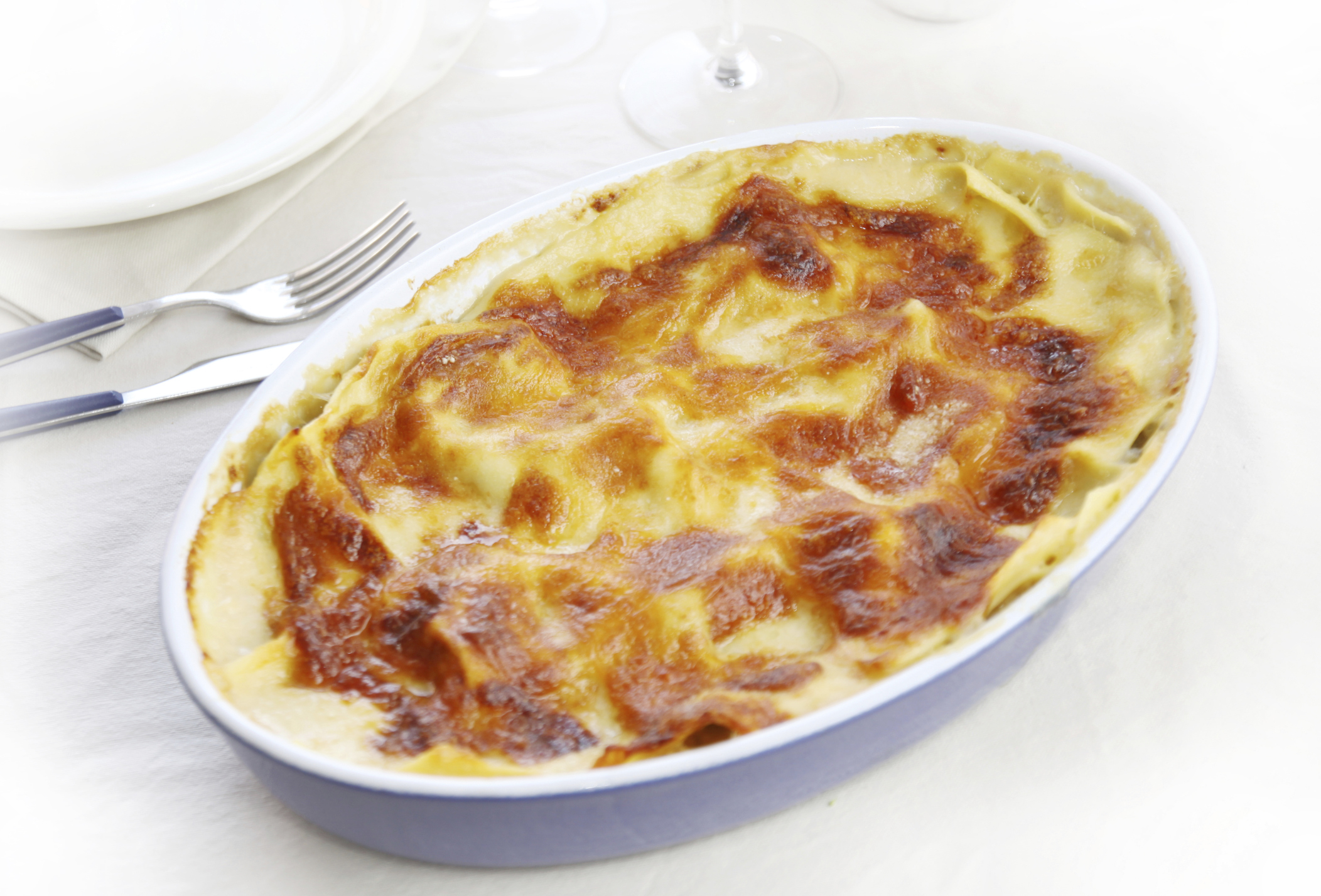 Lasaña de verduras con pasta sin gluten para niños