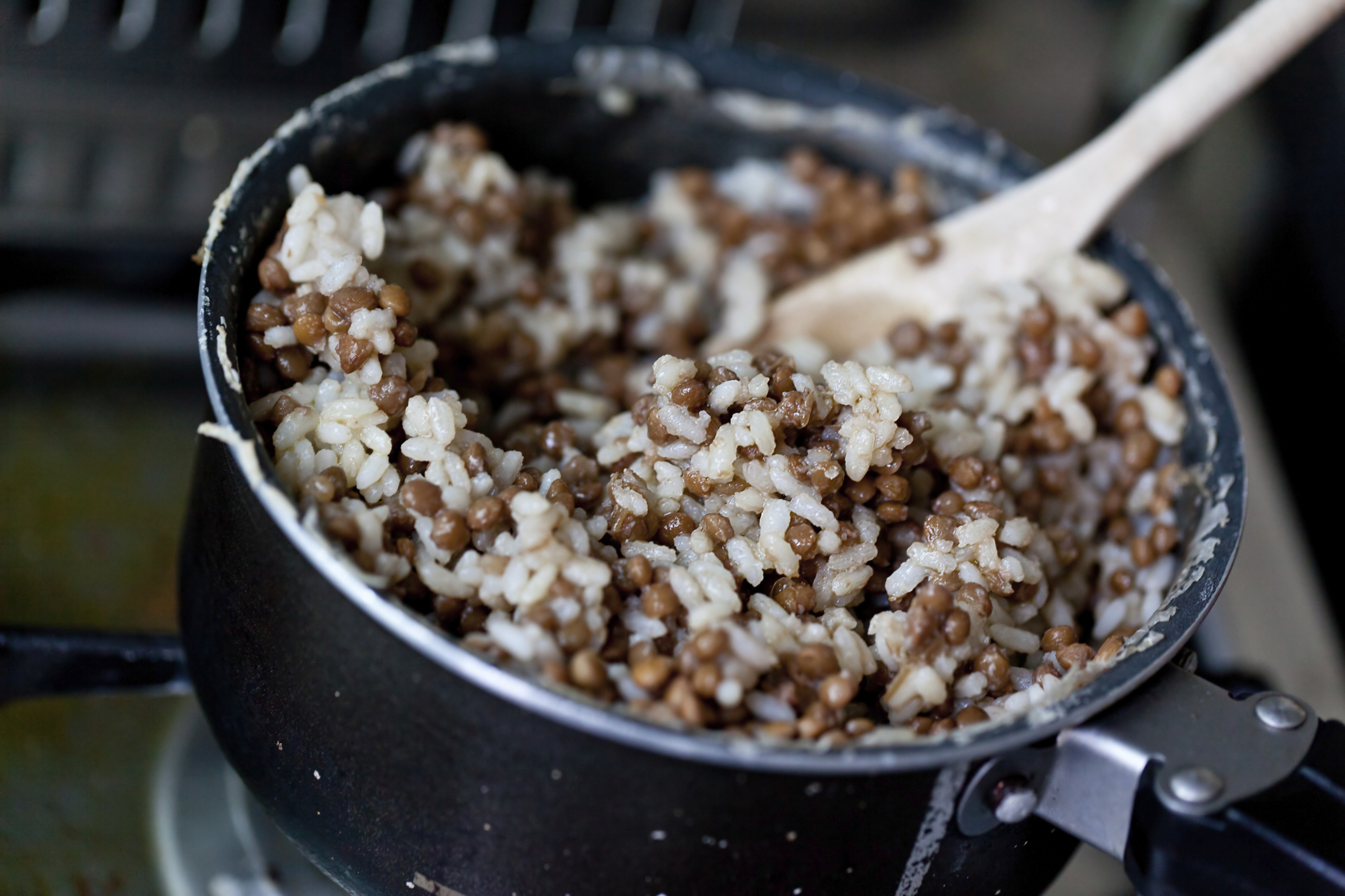 Lentejas con arroz