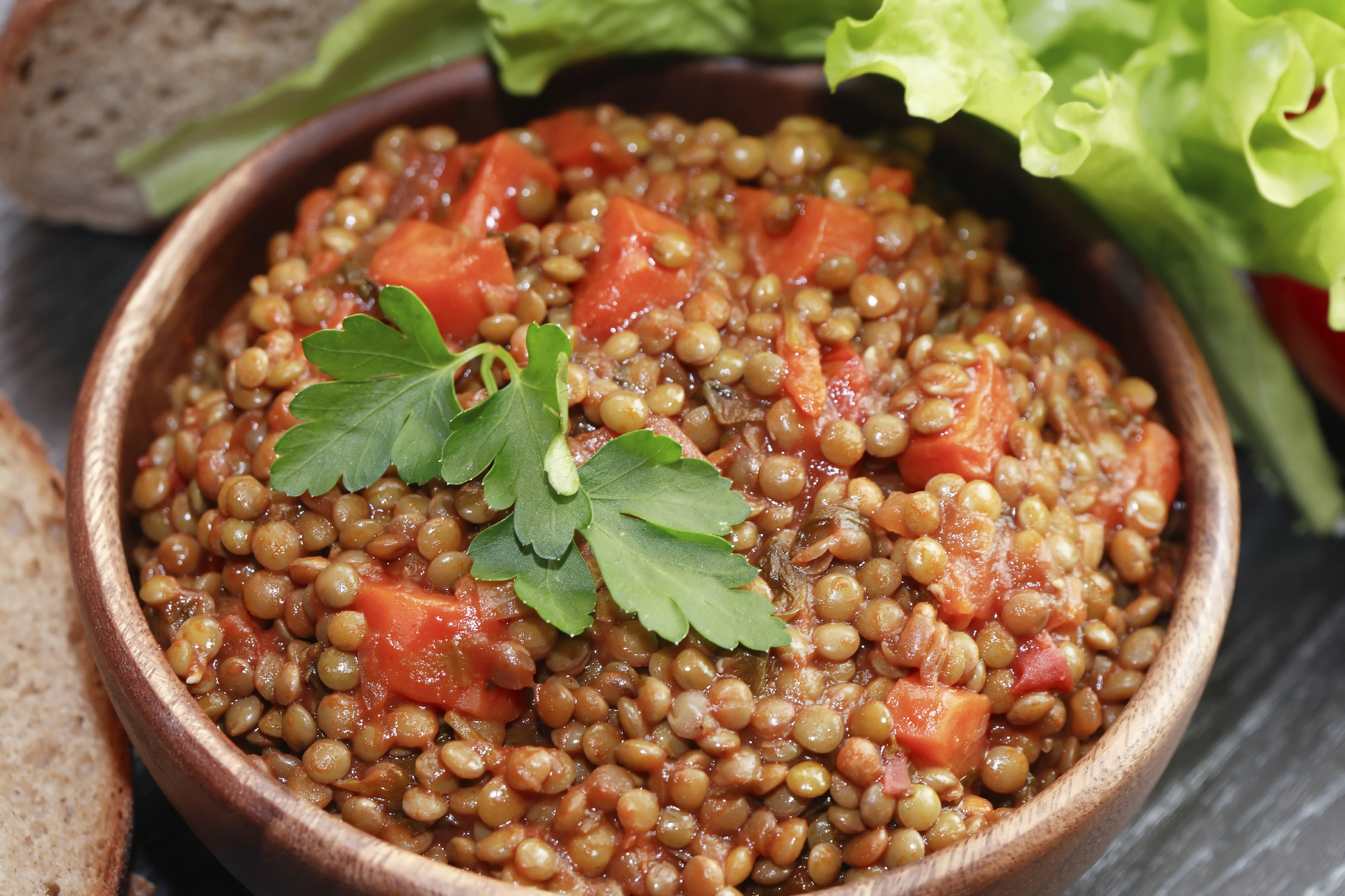 Lentejas vegetarianas