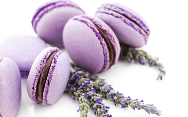 Macarons de lavanda