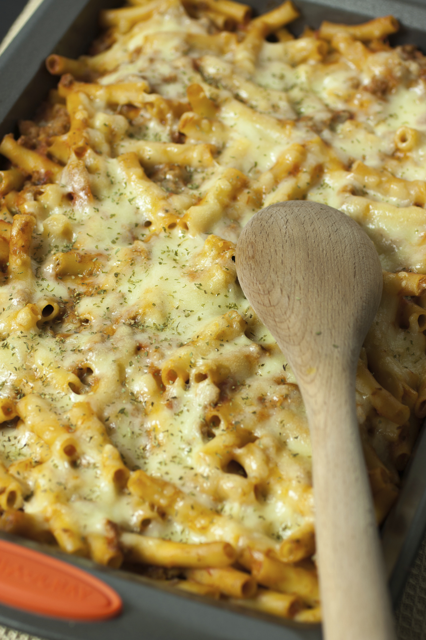 Macarrones con bechamel