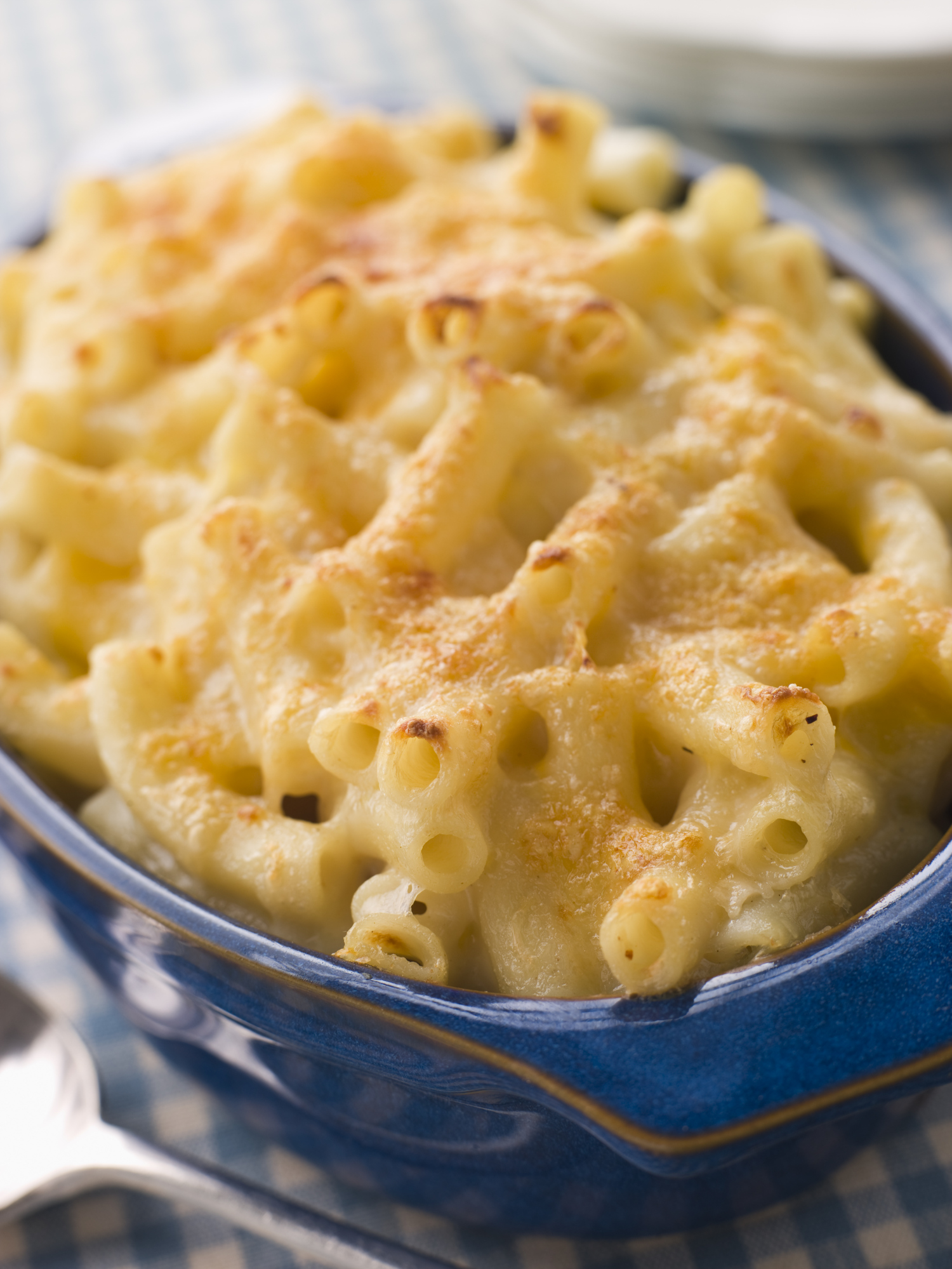 Macarrones con salsa de quesos 