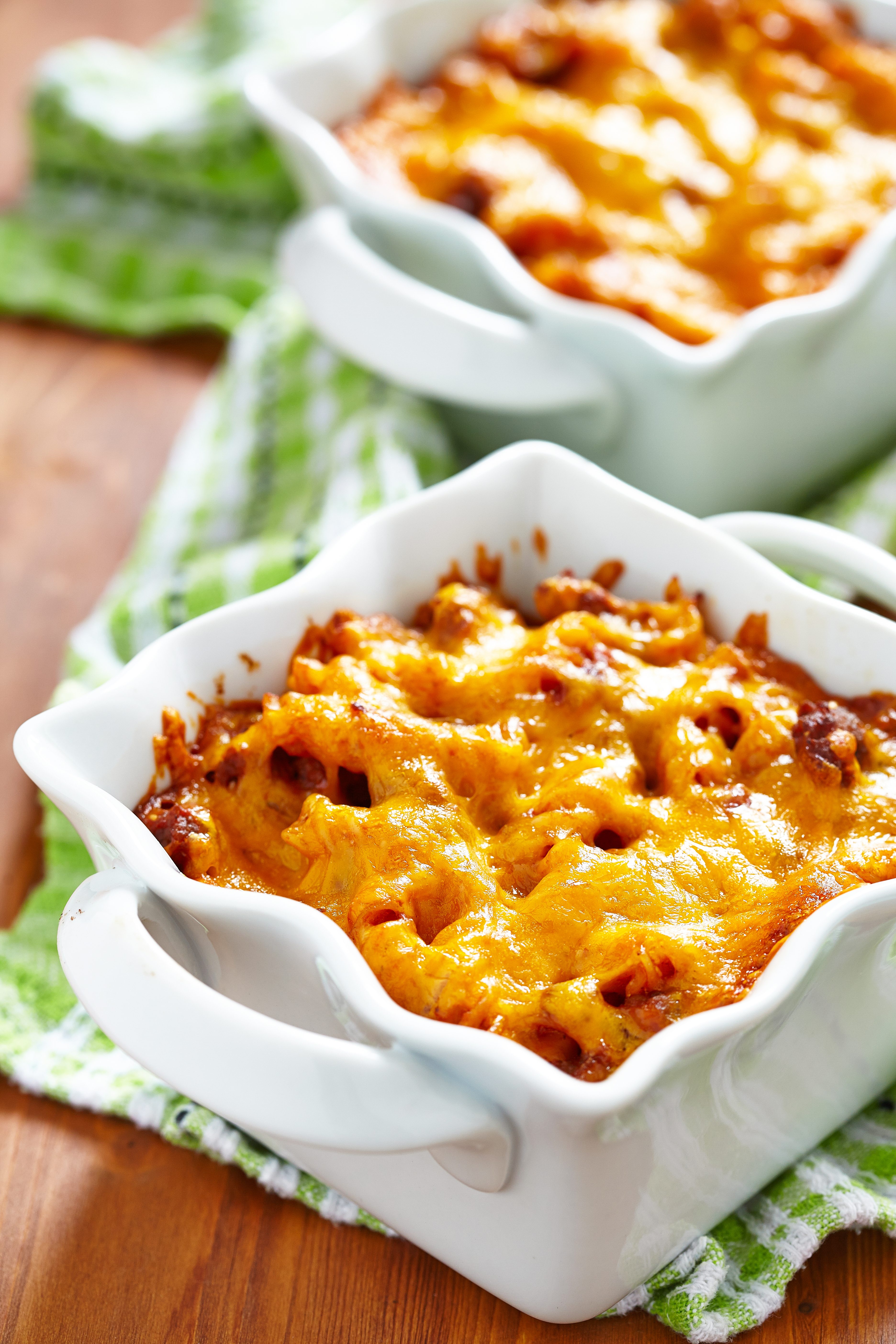 Macarrones con tomate y queso