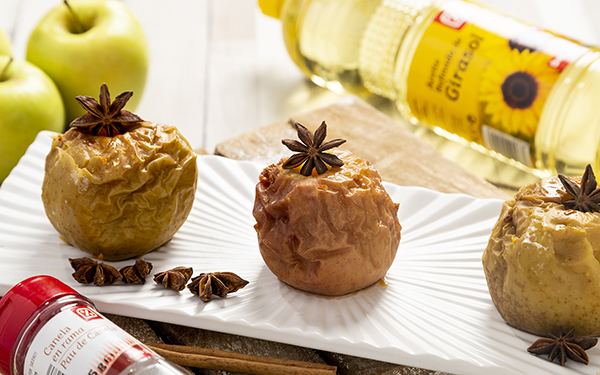 Manzanas al horno con anís