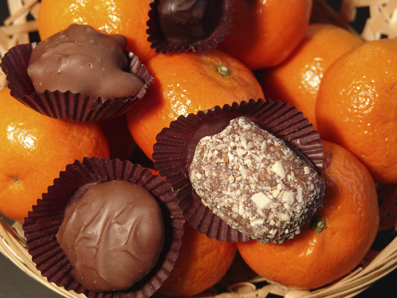 Masitas novedosas de frutilla y chocolate