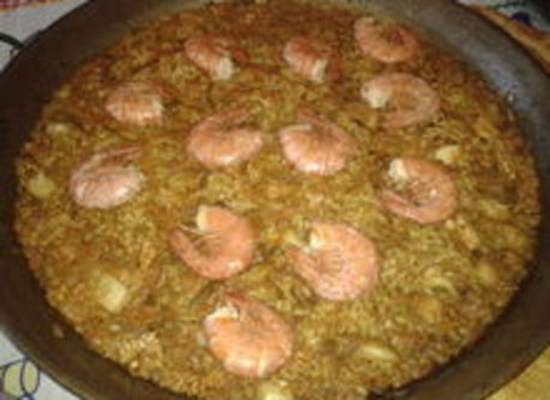 Arroz con Sepia y Gambon  