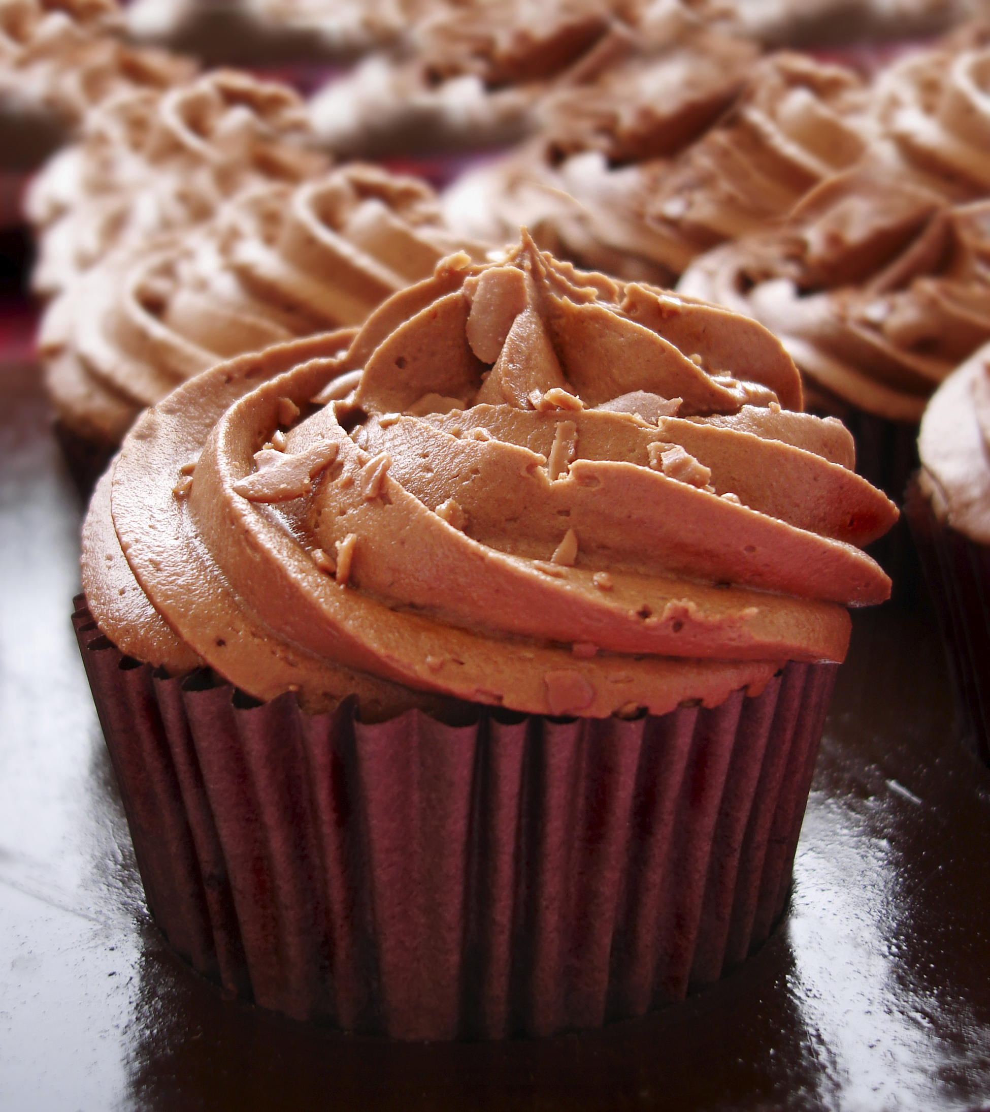 Mini cupcakes de dulce de leche
