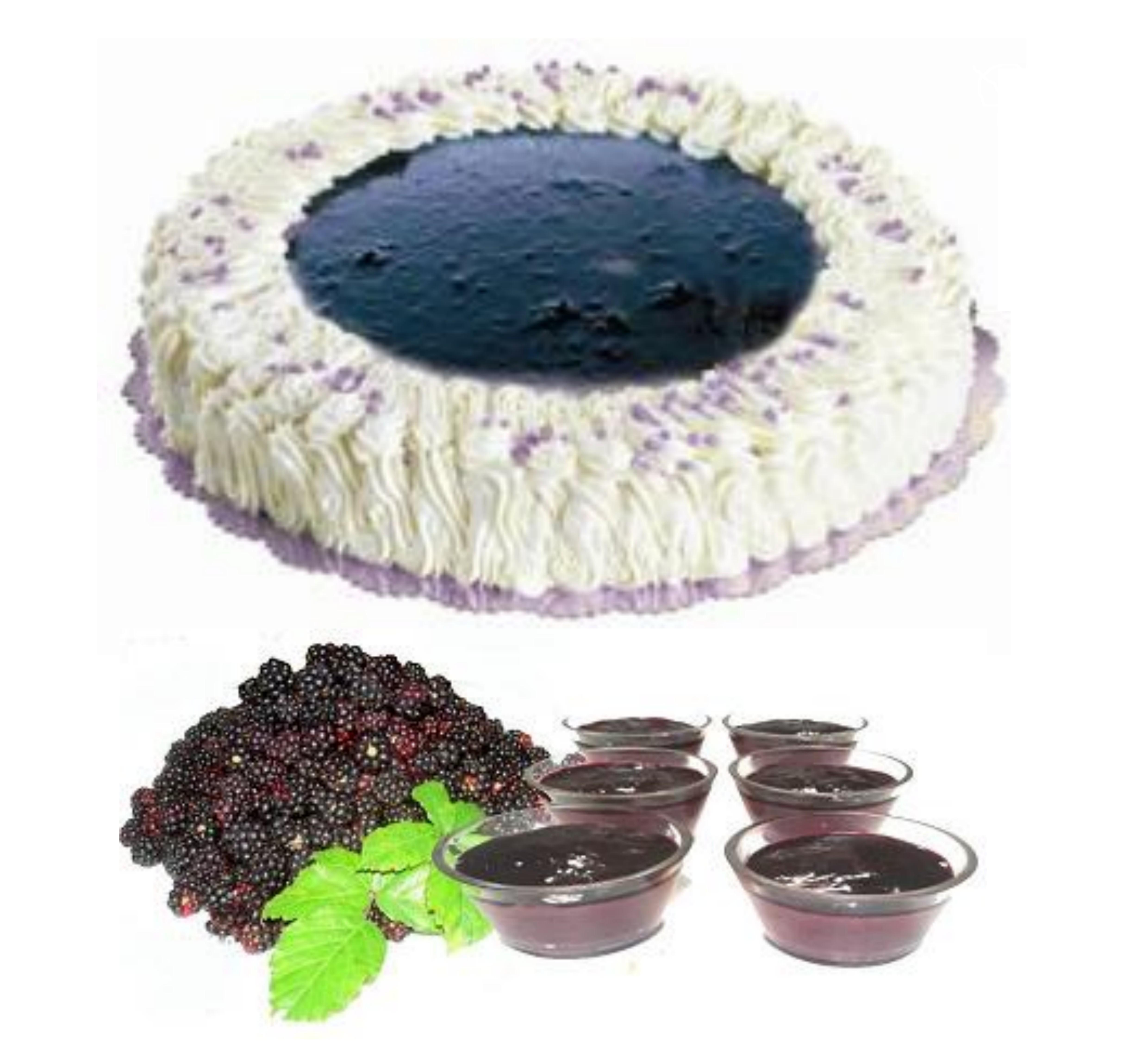 Tarta de moras.