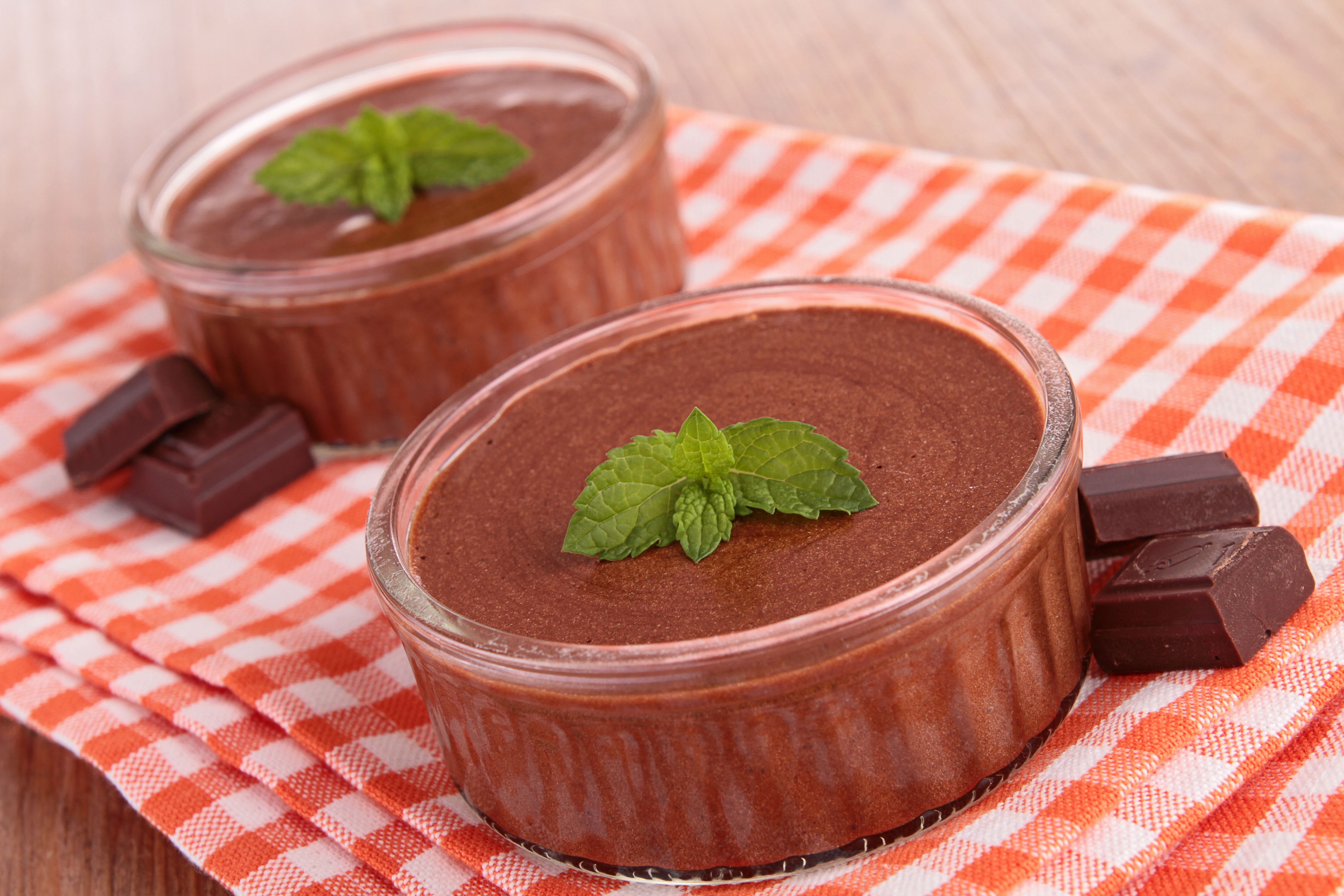 Mousse de chocolate hecho en casa