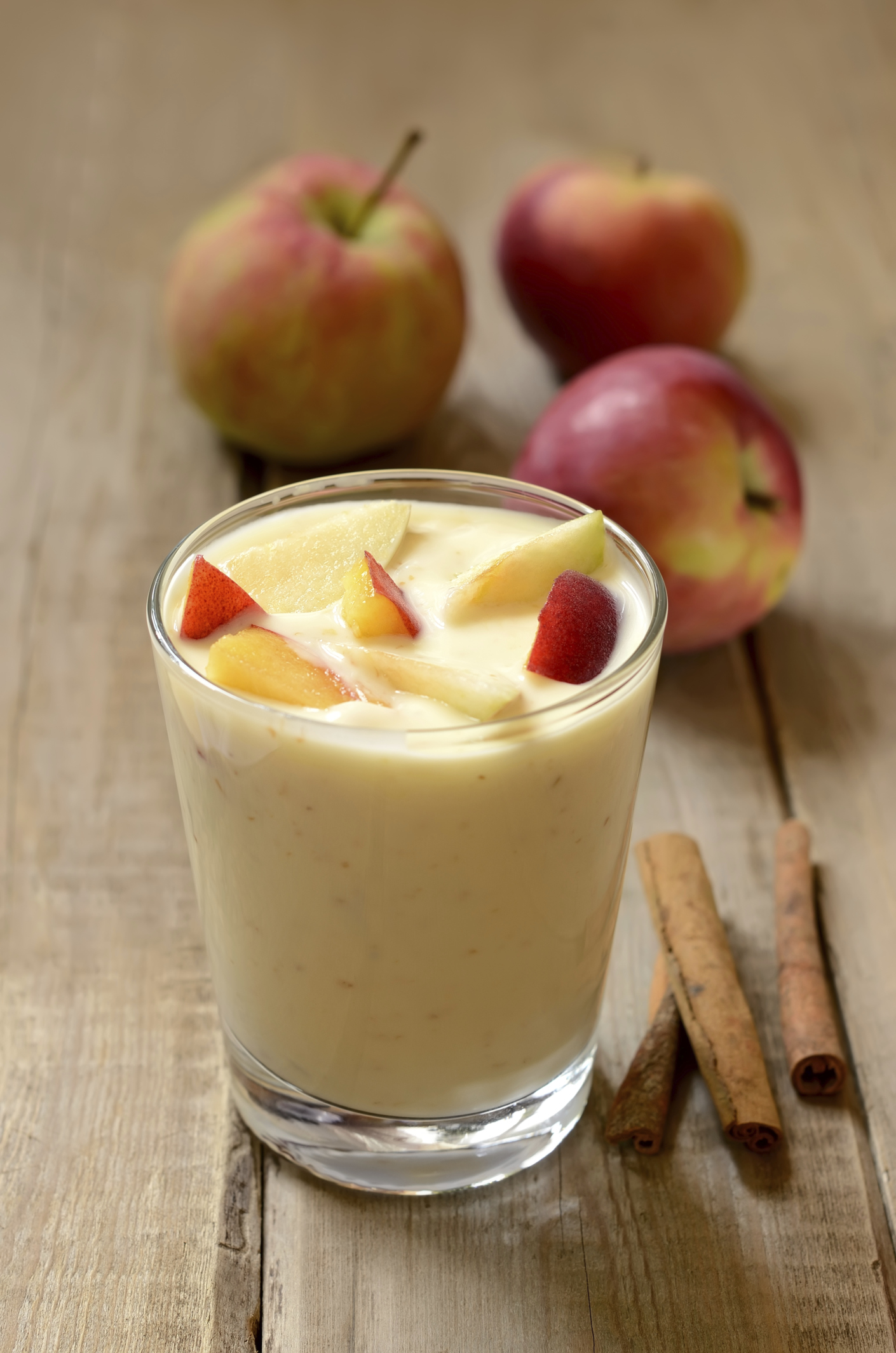 Mousse de manzana a la canela