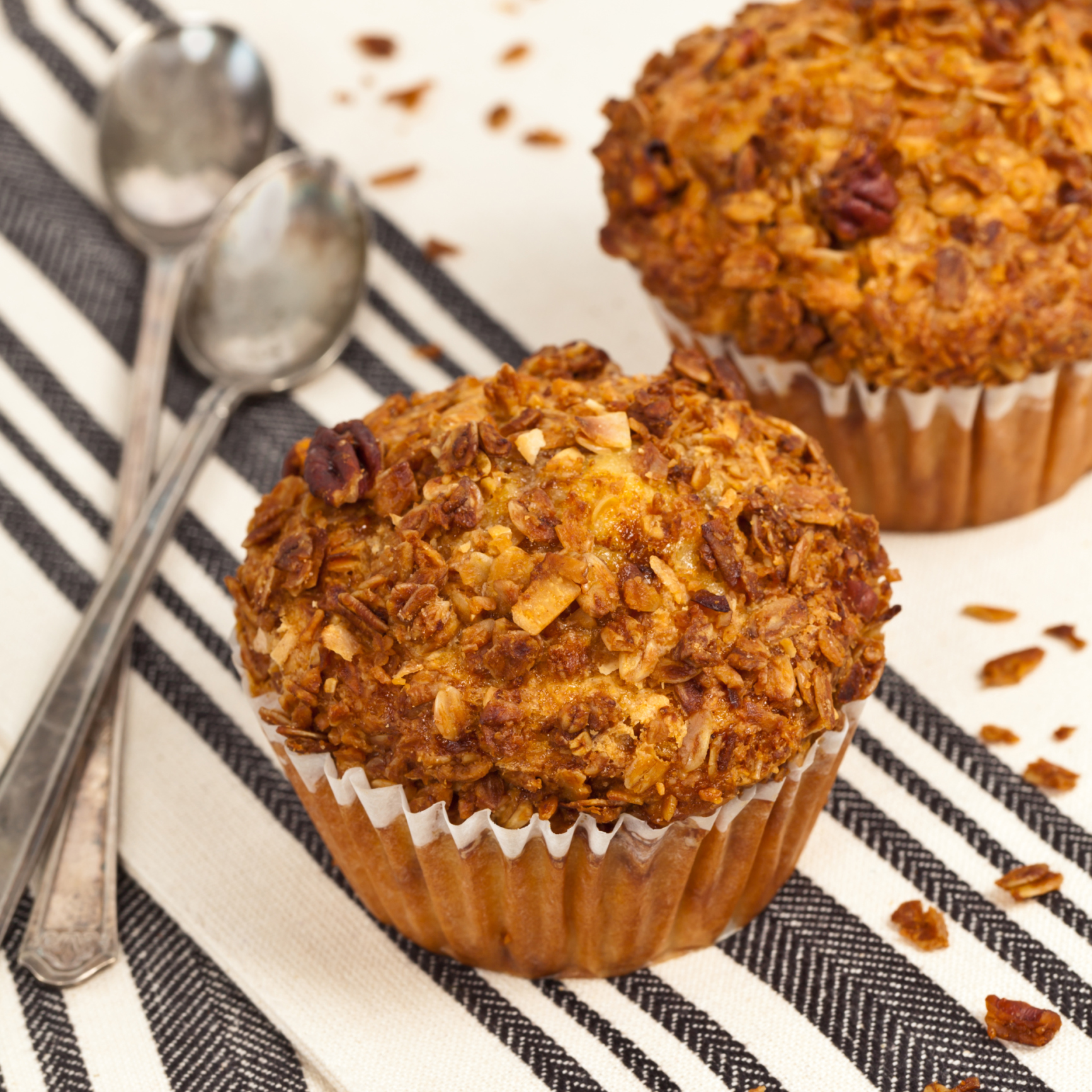 Muffin con crumble de cereales