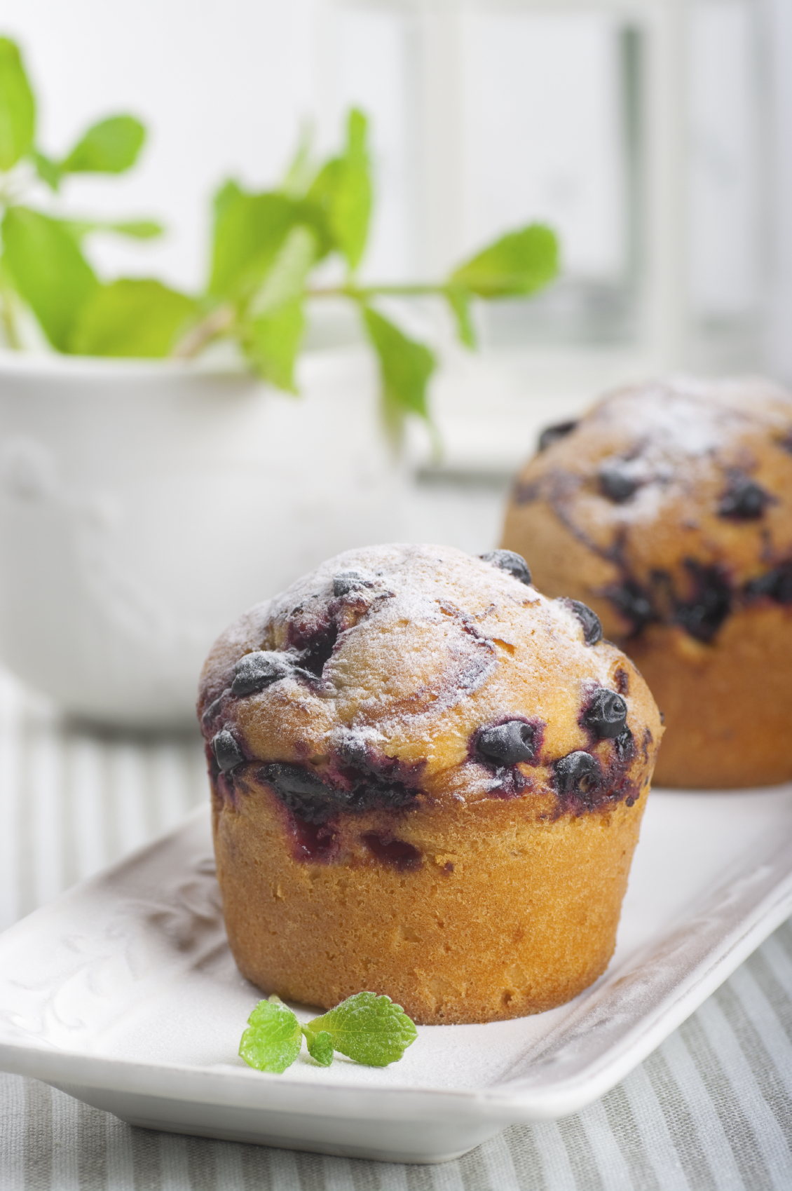 Muffin con pasas de uvas al ron