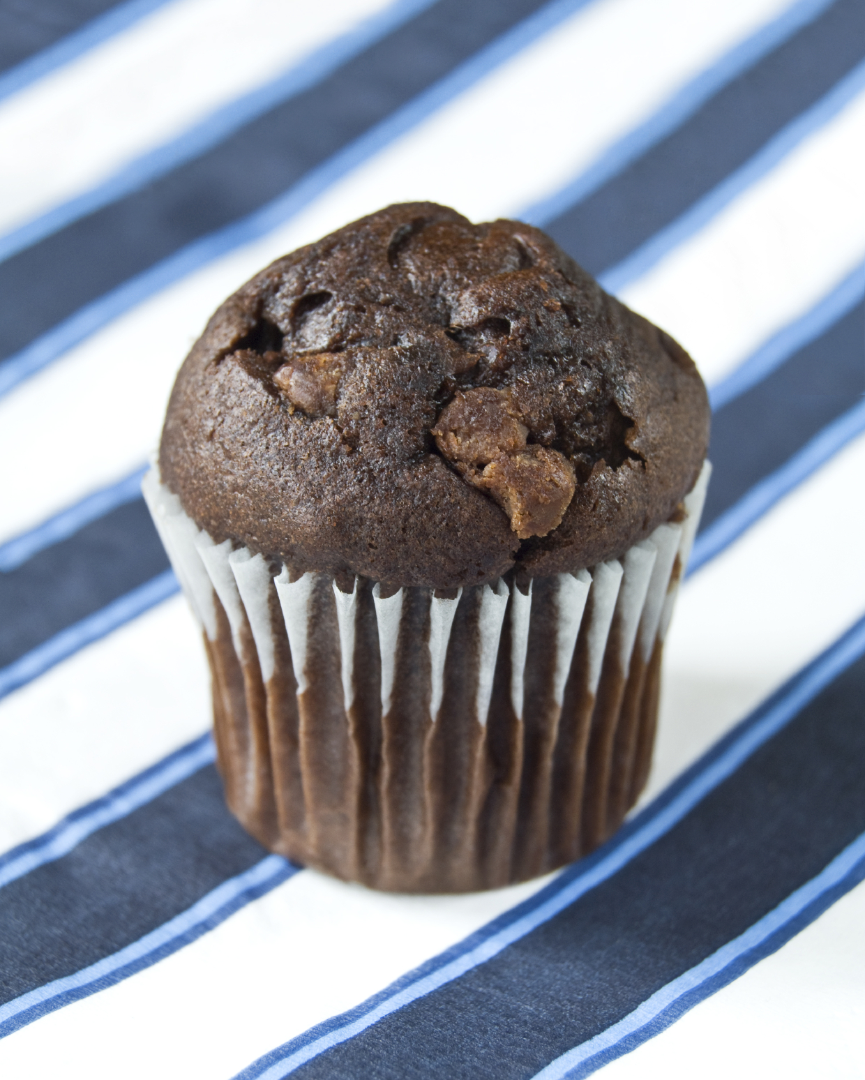 Muffins de chocolate con cacahuetes recubiertos de chocolate Mejor