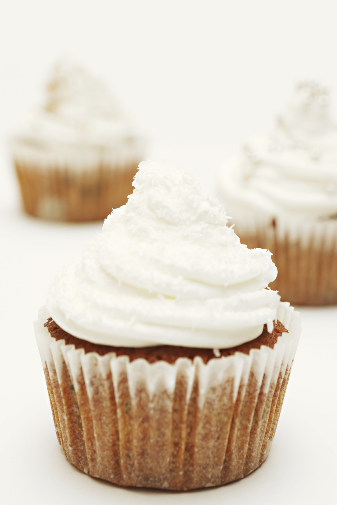 Muffins con cobertura de queso crema