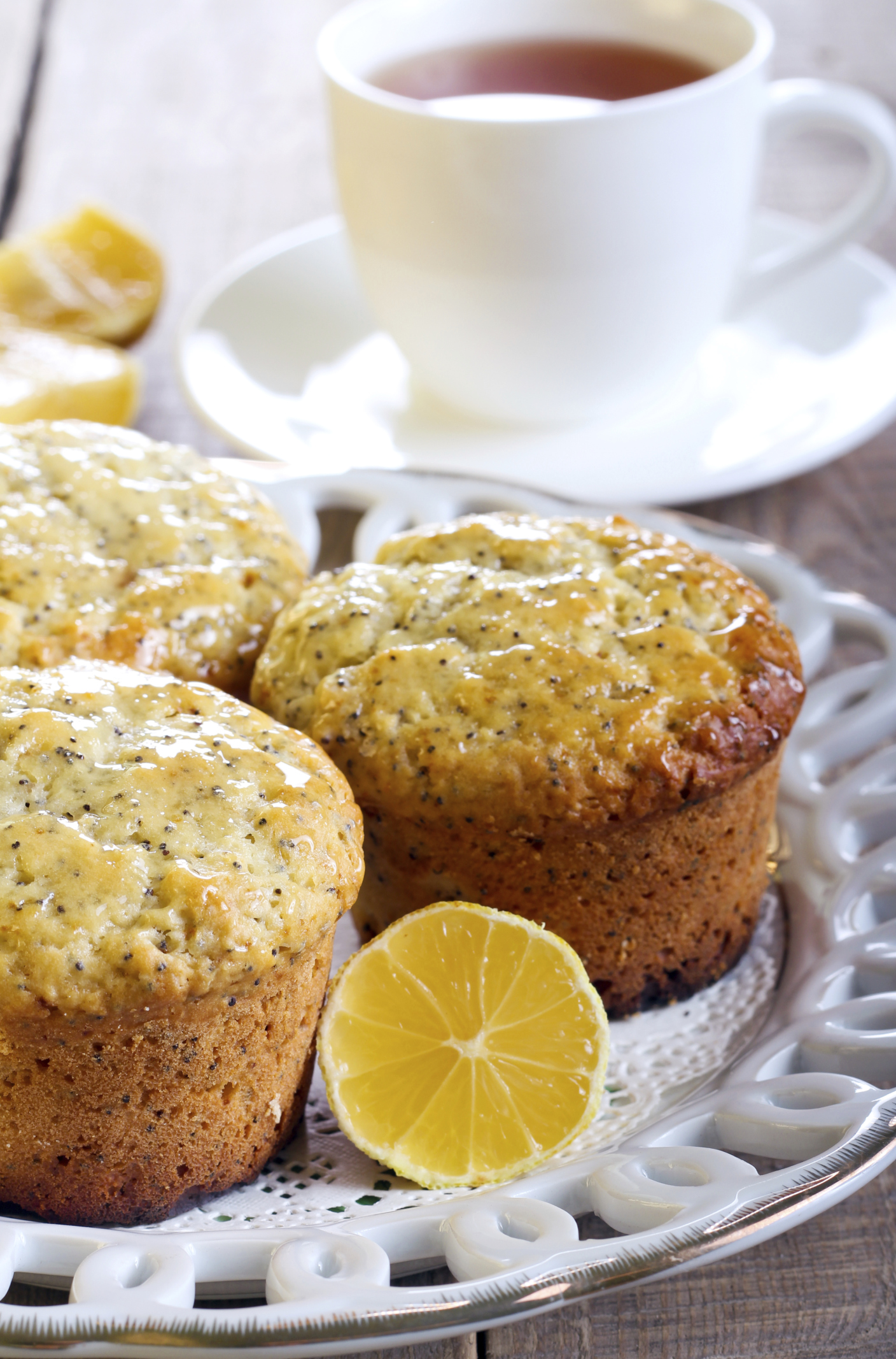 Muffins, cupcakes o quequitos de limón
