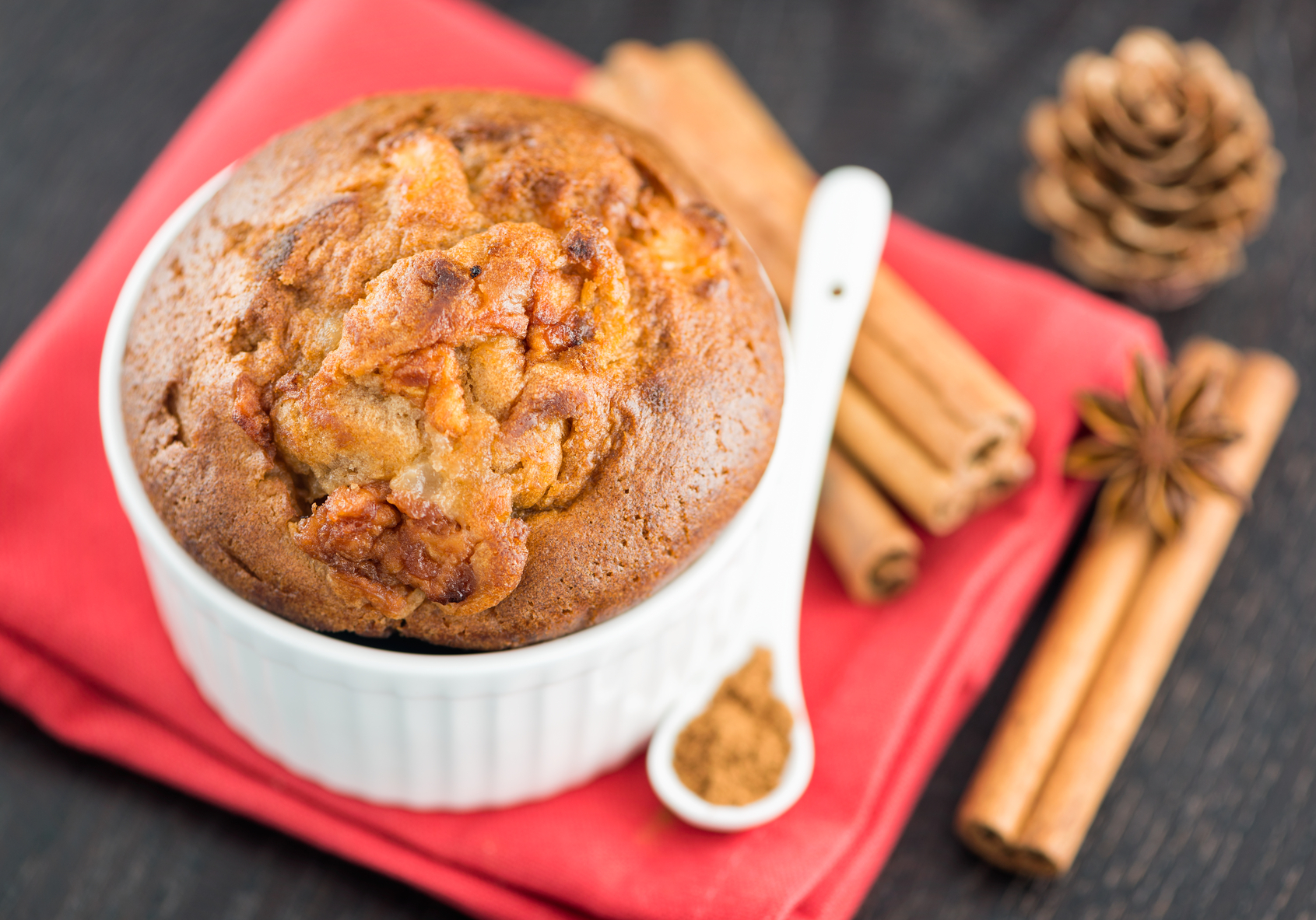 Muffins/Magdalenas de Manzana, Canela y Albaricoque