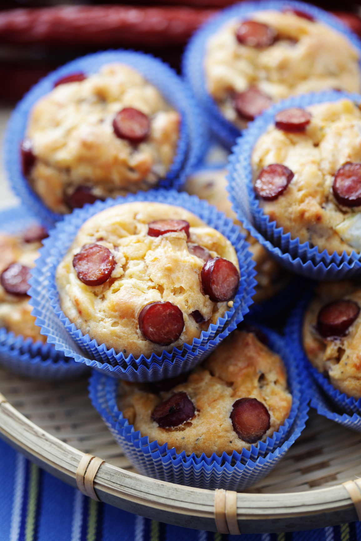 Muffins de salchicha