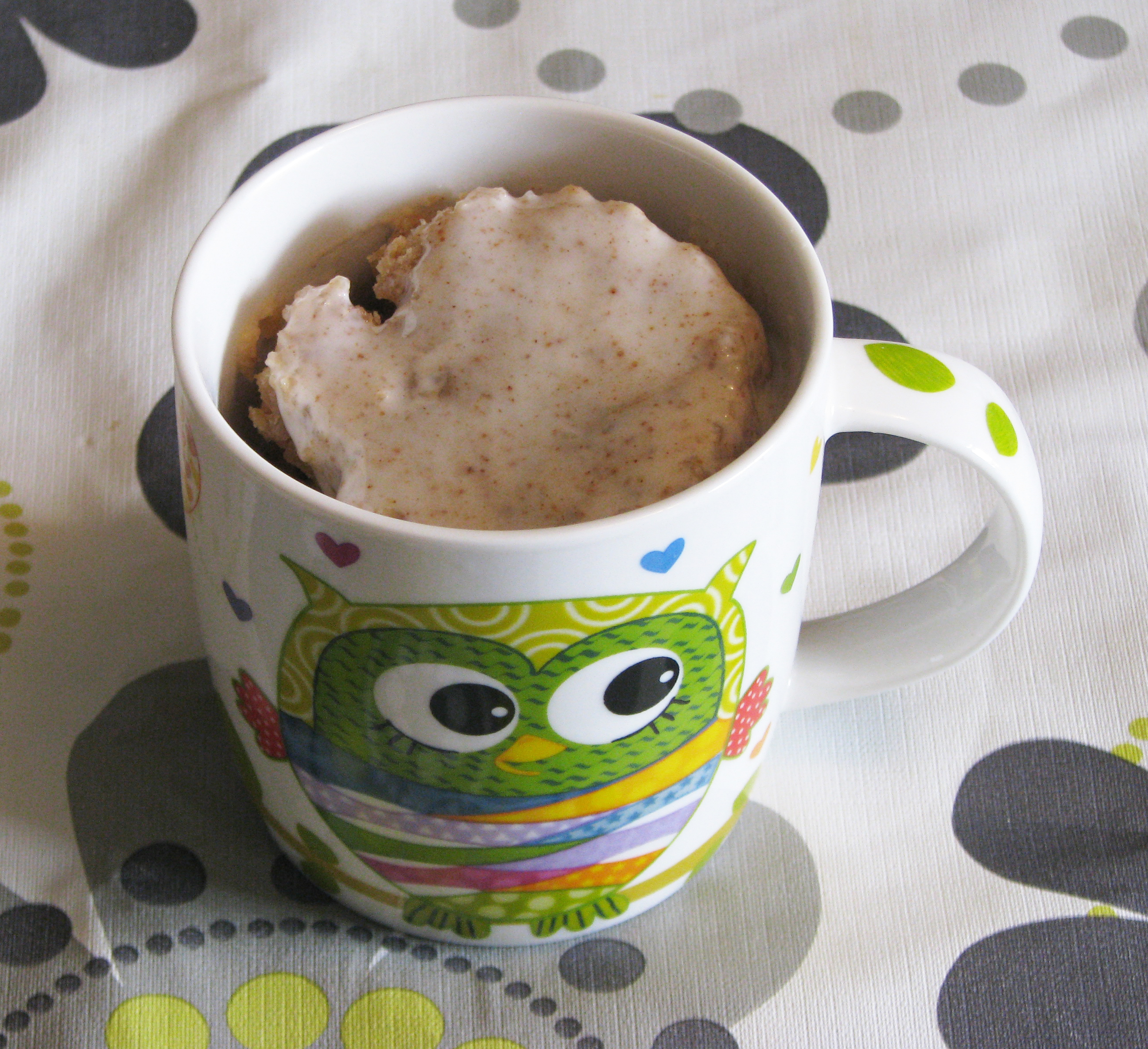 Mug cake de canela