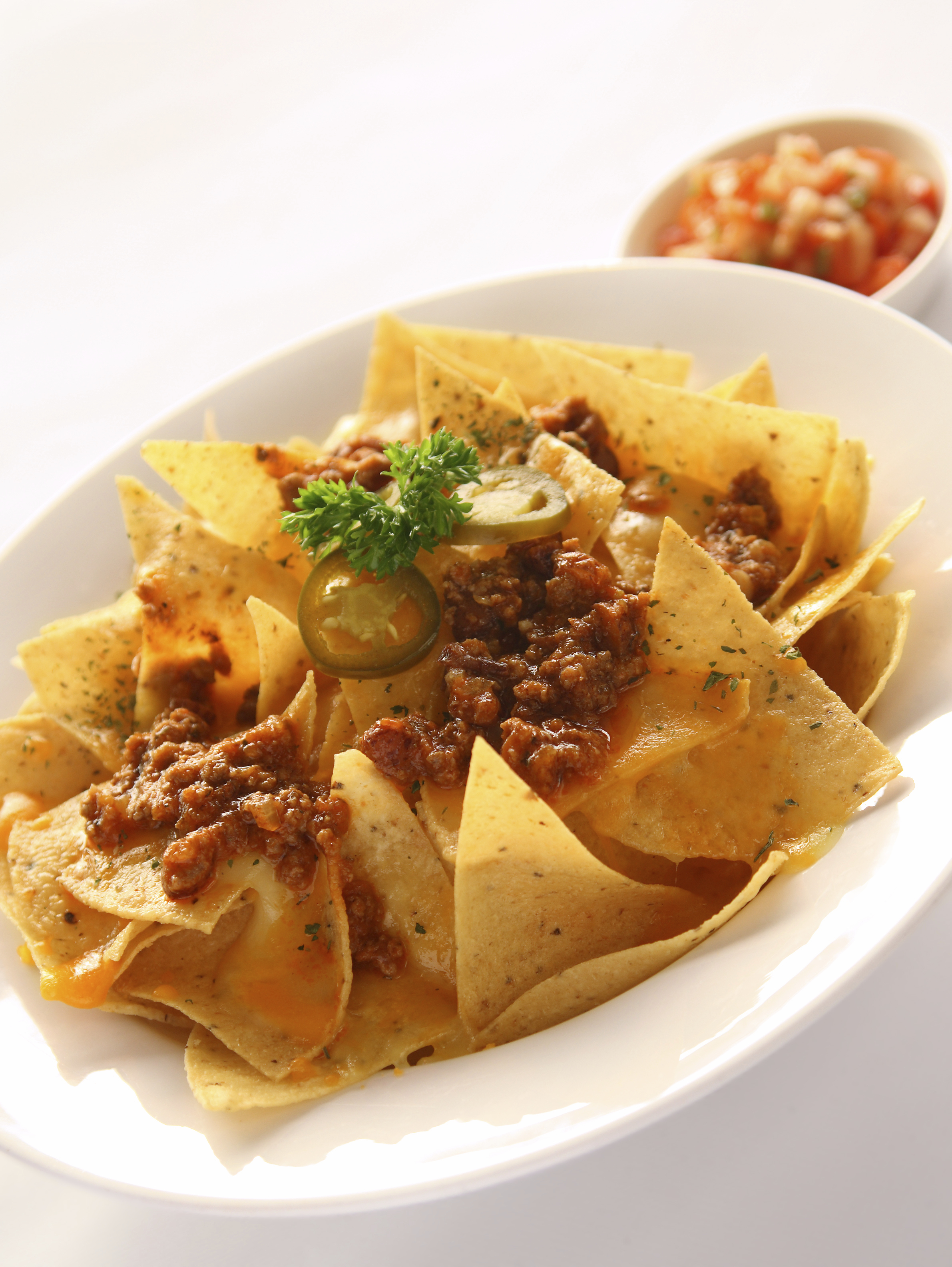 Nachos con carne